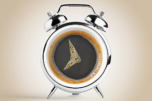 coffee clock illustration