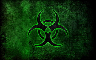 black and green printed textile, Plague, apocalyptic, green, grunge HD wallpaper