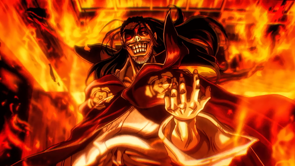 male anime character with cape, Drifters, anime HD wallpaper