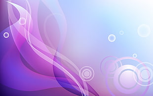 purple and white illustration HD wallpaper
