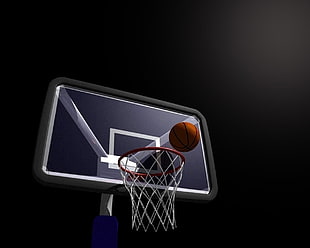 animation of basketball and basketball system