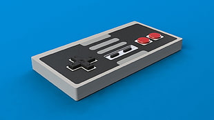 white and black electronic device, Nintendo, controllers, video games, retro games HD wallpaper