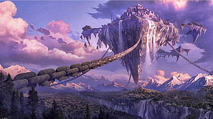 Sword Art Online, fantasy art, artwork, digital art, chains HD wallpaper
