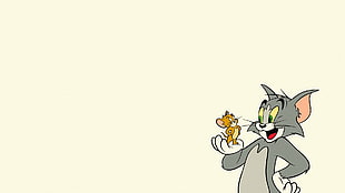 Tom and Jerry illustration HD wallpaper