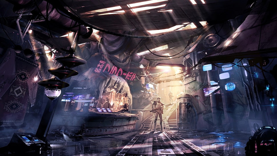 game display wallpaper, Star Wars HD wallpaper