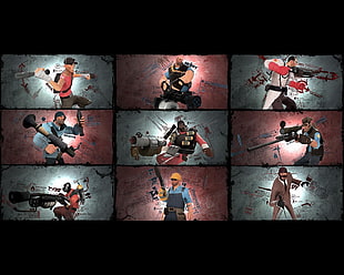 videogame application screenshot, video games, Team Fortress 2, medicine, Sniper (TF2) HD wallpaper