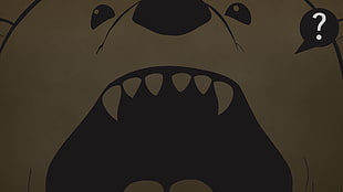 white bear illustration