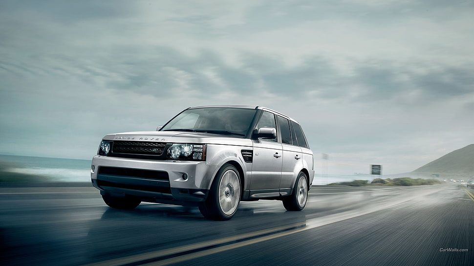 silver Land Rover L322 SUV], Range Rover, car HD wallpaper