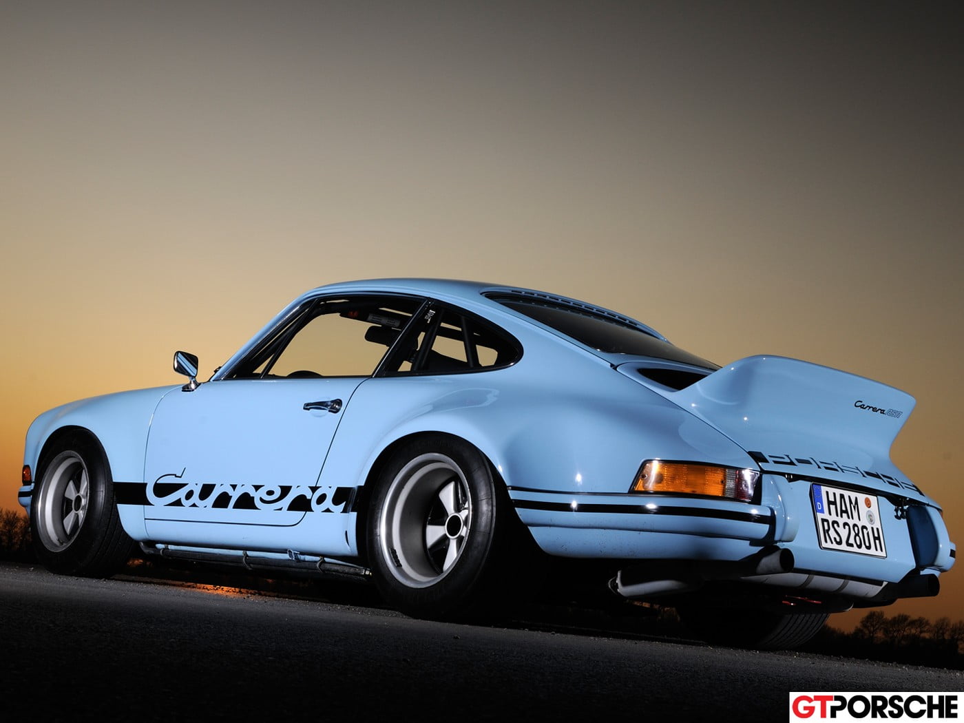 teal Porsche Carrera coupe, car, Porsche, blue cars
