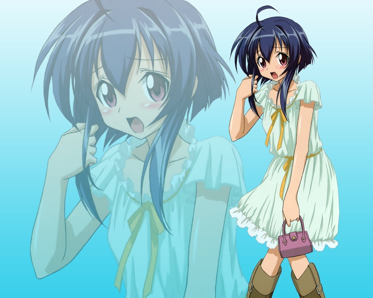 4. Dark Blue Haired Anime Character - wide 9