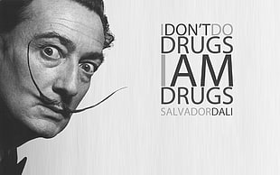 I Don't Do Drugs I Am Drugs Salvador Dali HD wallpaper