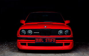 red BMW vehicle, car, BMW, red cars, vehicle