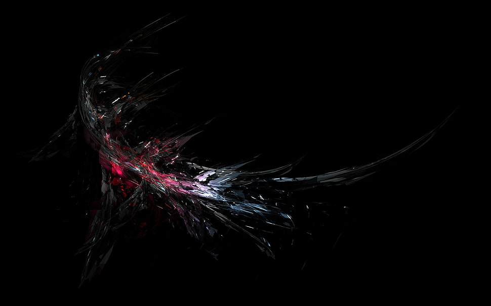 black HD wallpaper