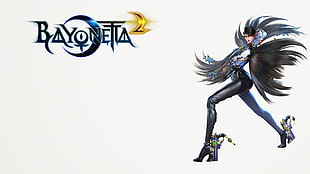Bayoneta character illustration, Bayonetta, Bayonetta 2, Wii U, Nintendo HD wallpaper
