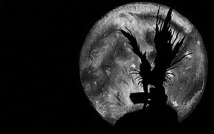 Death Note, Ryuk, Moon HD wallpaper