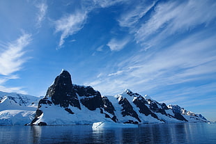 Mountain view during daytime, antarctica HD wallpaper