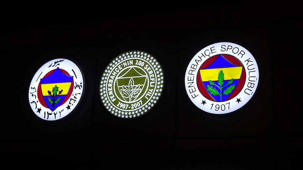 Fenerbahce Spor Kulubu lighted signage, Fenerbahçe HD wallpaper