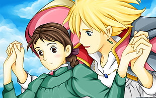 Howl's Moving Castle character illustration