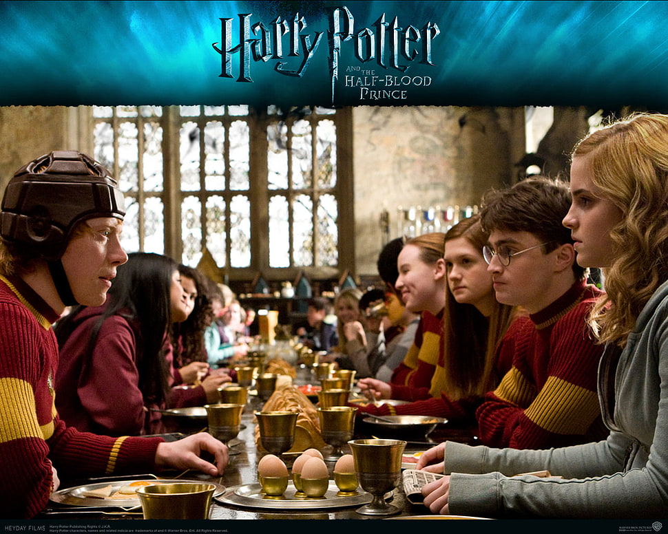 Harry Potter and friends talking HD wallpaper