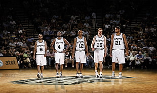 San Antonio Spurs Starting line up HD wallpaper