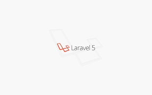 Laravel 5 logo, Laravel, simple, code, programming