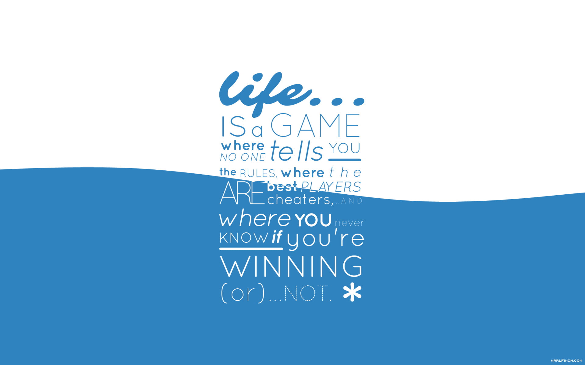 Life Is Game Quote Hd Wallpaper Wallpaper Flare