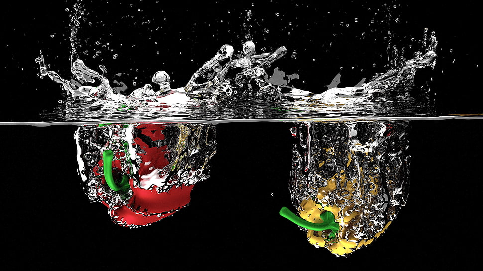 photography of water HD wallpaper