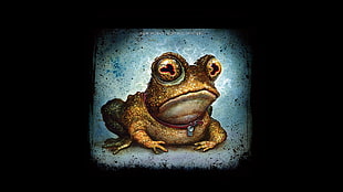 brown frog illustration, Futurama, TV, Hypnotoad HD wallpaper
