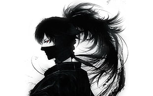 male ninja illustration HD wallpaper
