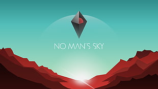 No Man's Sky logo, No Man's Sky, video games, brand