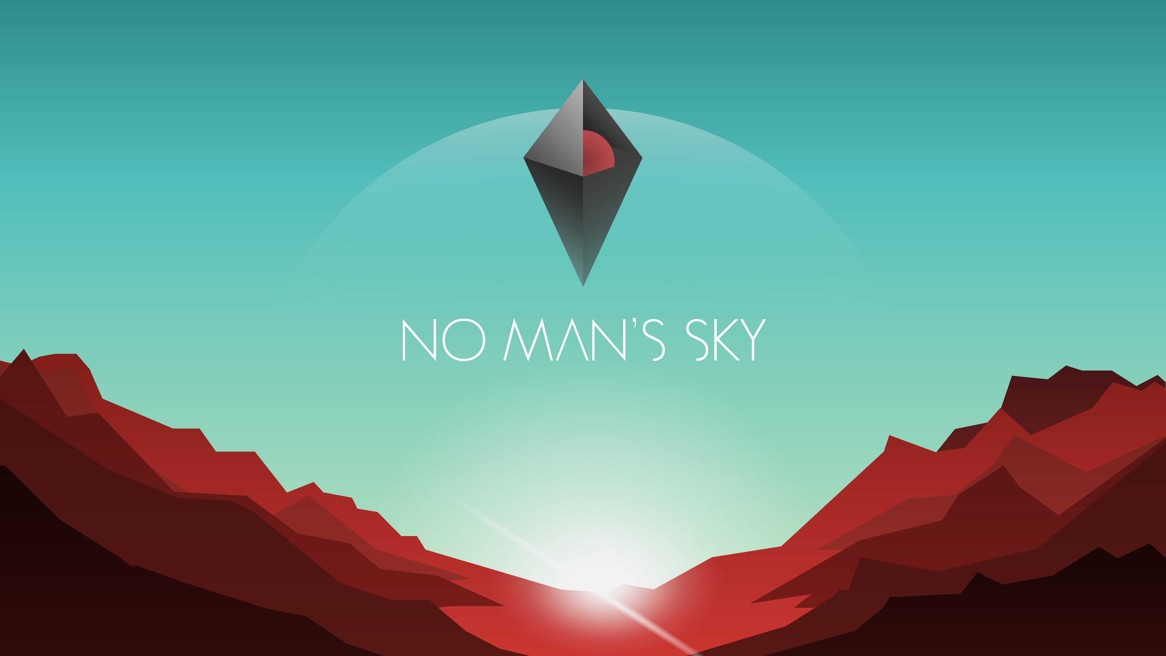 No Man's Sky logo, No Man's Sky, video games, brand