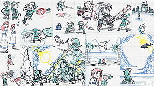 Link from Legend of Zelda comic strips, The Legend of Zelda, The Legend of Zelda: Link's Awakening, Link HD wallpaper
