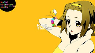 Ritsu Tainaka anime wallpaper, K-ON!, Tainaka Ritsu HD wallpaper