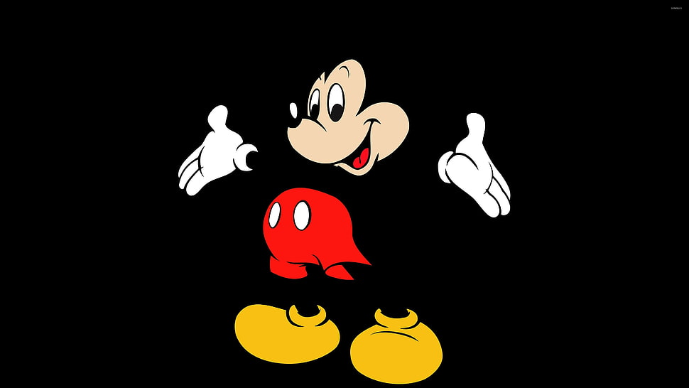 Mickey Mouse illustration HD wallpaper