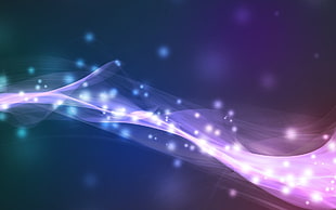 pink and blue light wallpaper