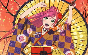 girl anime charcacter HD wallpaper