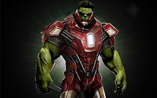 Incredible Hulk on Iron-Man suit