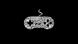 gray and black game controller illustration, heverilson, controllers, Nintendo, consoles HD wallpaper
