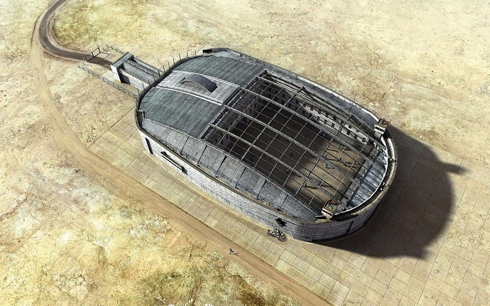 gray stadium, prison, computer mice HD wallpaper
