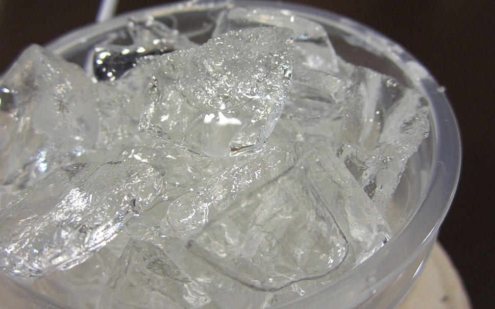 clear ice cubes HD wallpaper