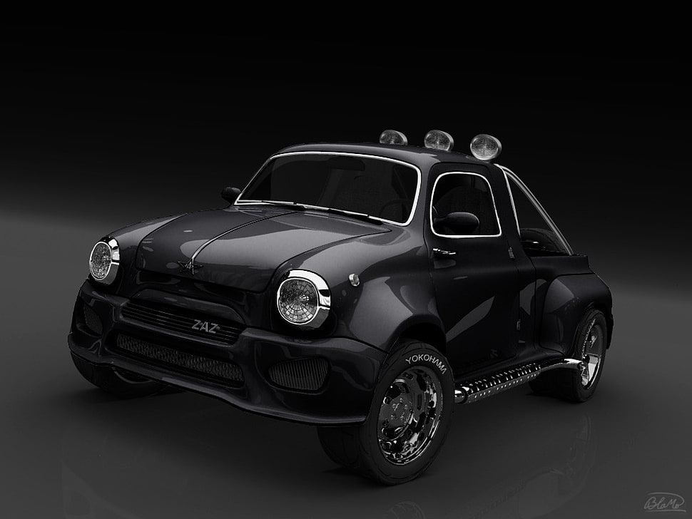 gray single cab truck, car HD wallpaper