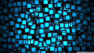 blue abstract illustration, abstract HD wallpaper