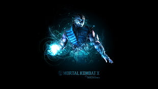 Mortal Kombat X, video games, Mortal Kombat X, Mortal Kombat, simple background HD wallpaper