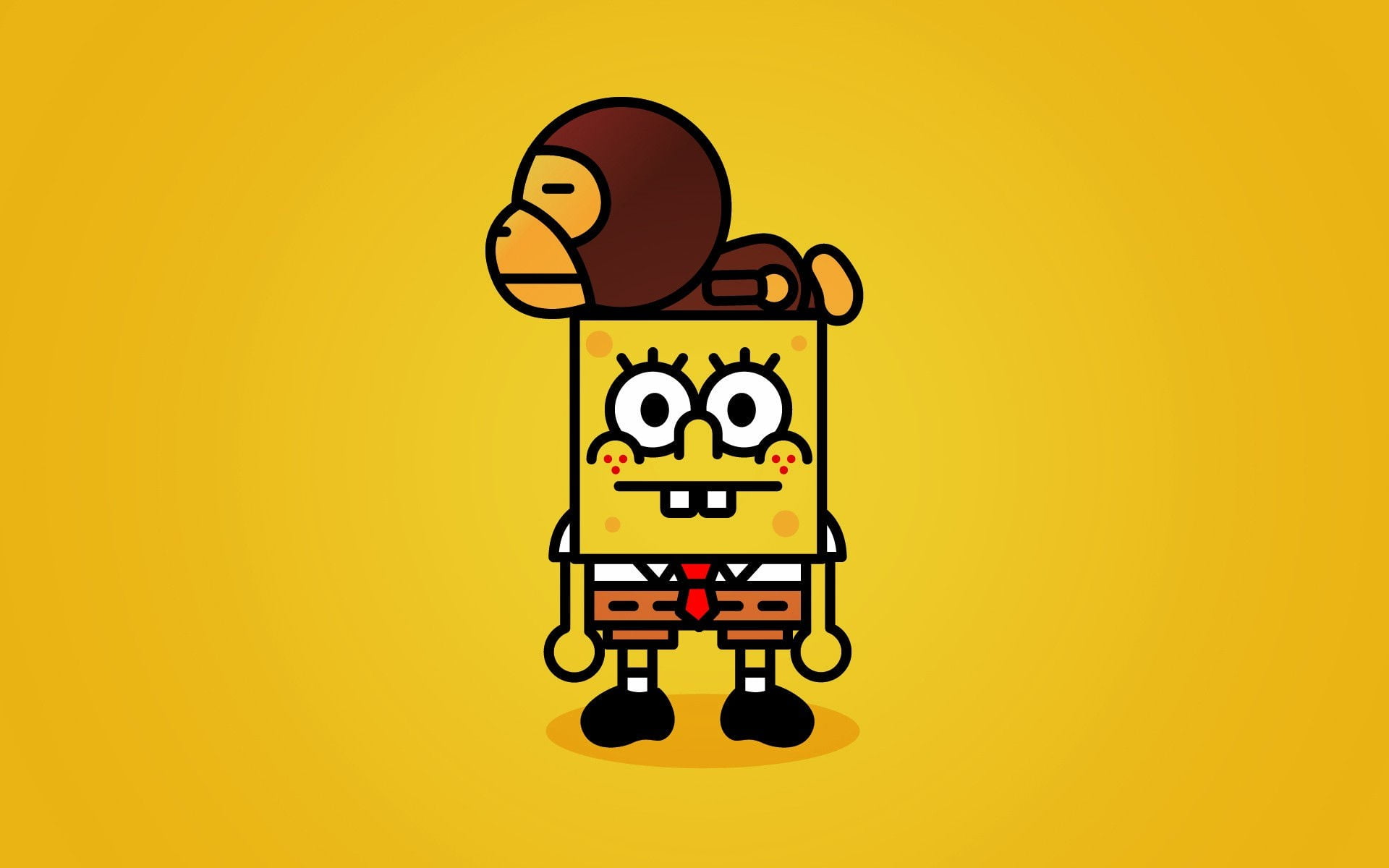 Spongebob Wallpaper Spongebob Squarepants Cartoon Yellow