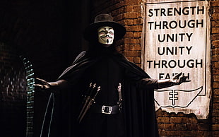 Guy Fawkes mask, movies, V for Vendetta