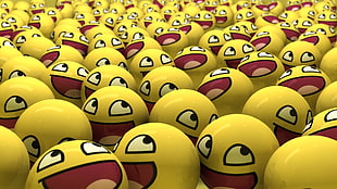 yellow laughing emoji lot