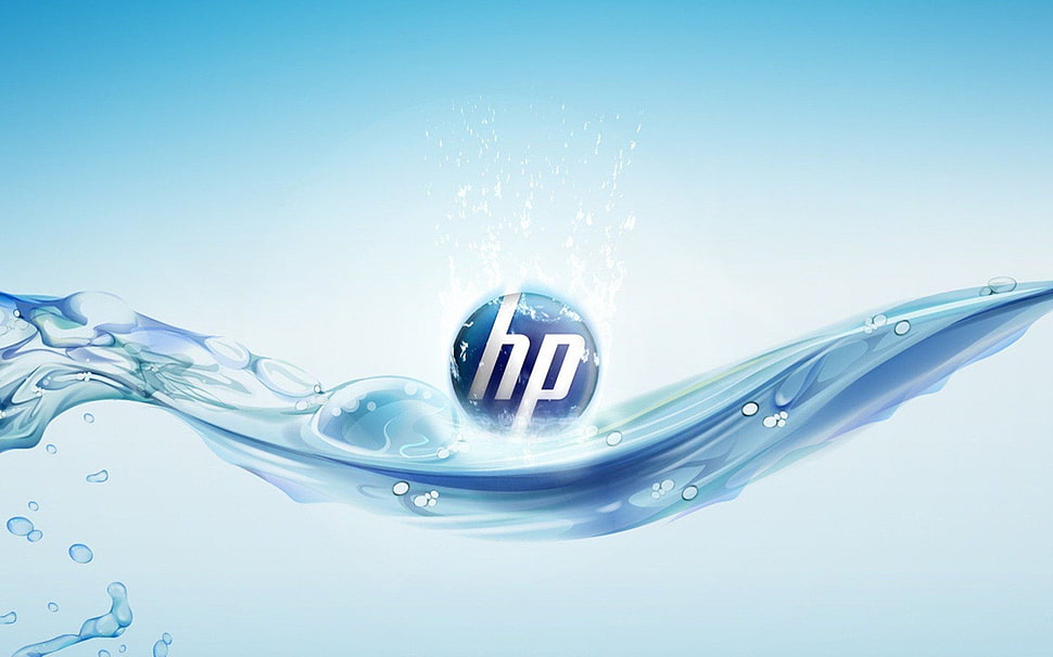 HP logo HD wallpaper