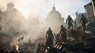 game application, Assassin's Creed:  Unity, Assassin's Creed HD wallpaper