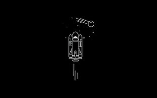 spaceship illustration