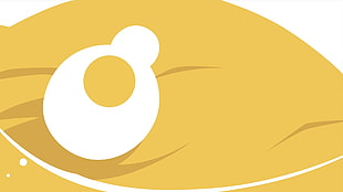 yellow and white wallpaper